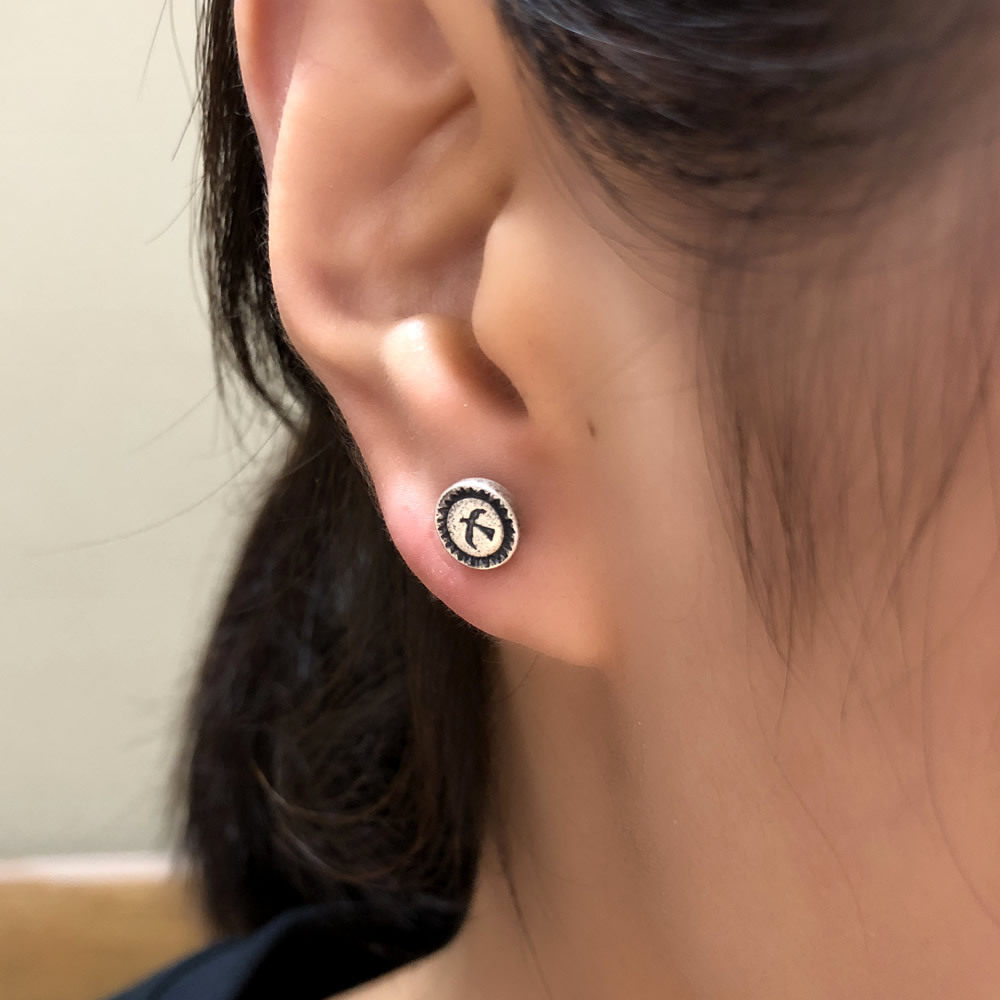 s925纯银高桥吾郎耳钉男女泰银复古小鸟燕子飞鹰耳钉