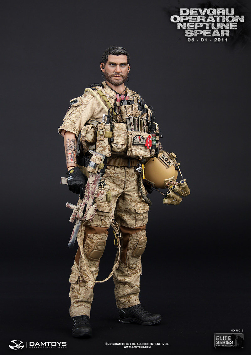 gd漫玩damtoysdam78012devgru海豹突击队海神之矛行动兵人