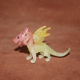 safari 正版 神话场景模型玩具摆件 夜光小幼龙 双头龙 - 爱购网