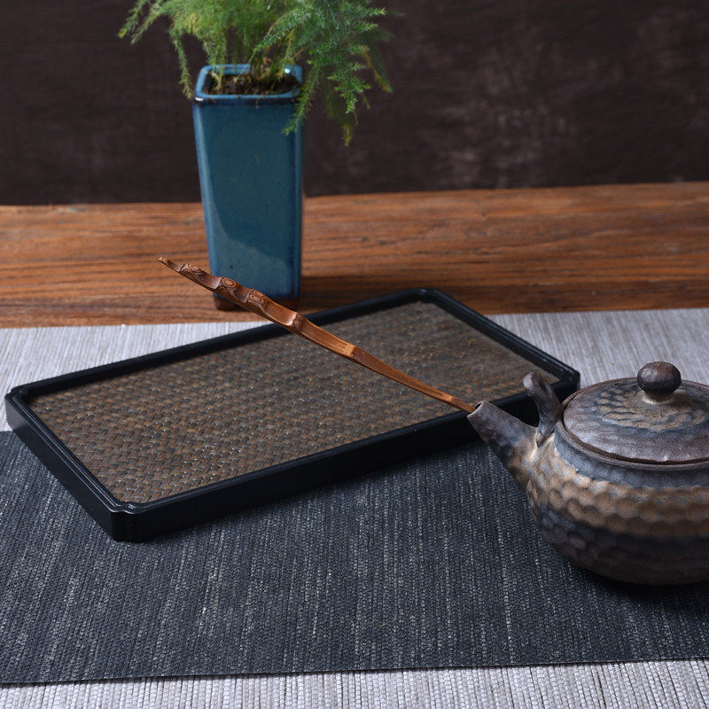 老竹根茶拨异形茶针手工竹茶针茶匙竹茶茶具六君子茶道