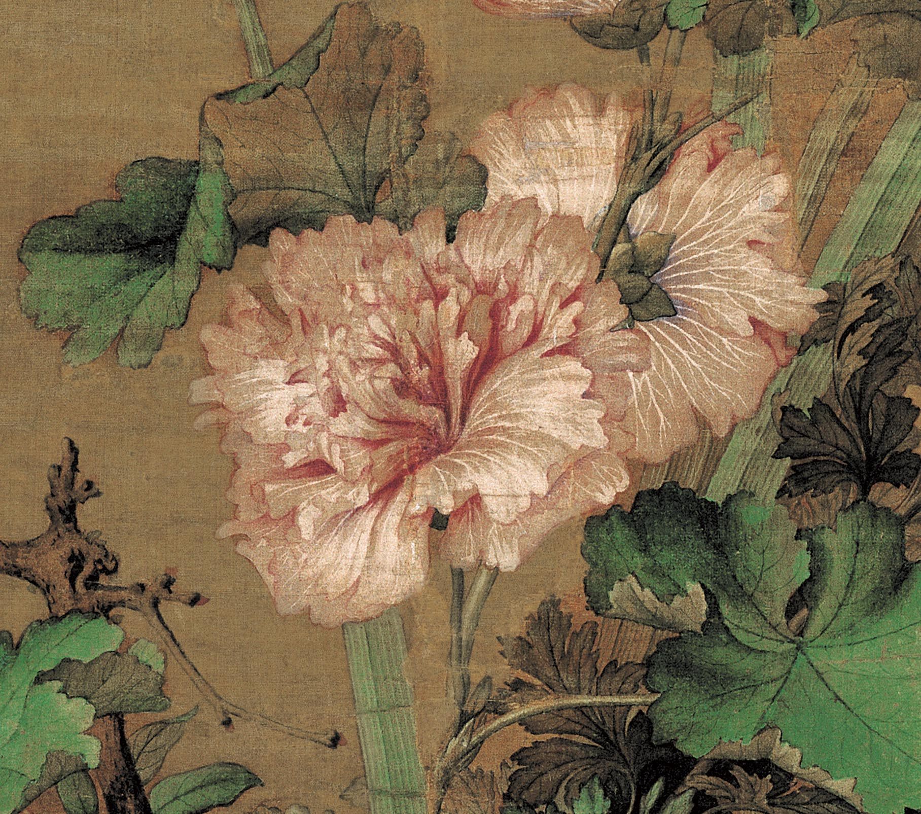 世宁午瑞图绢本设色高清数字喷绘玄关走廊挂画国画