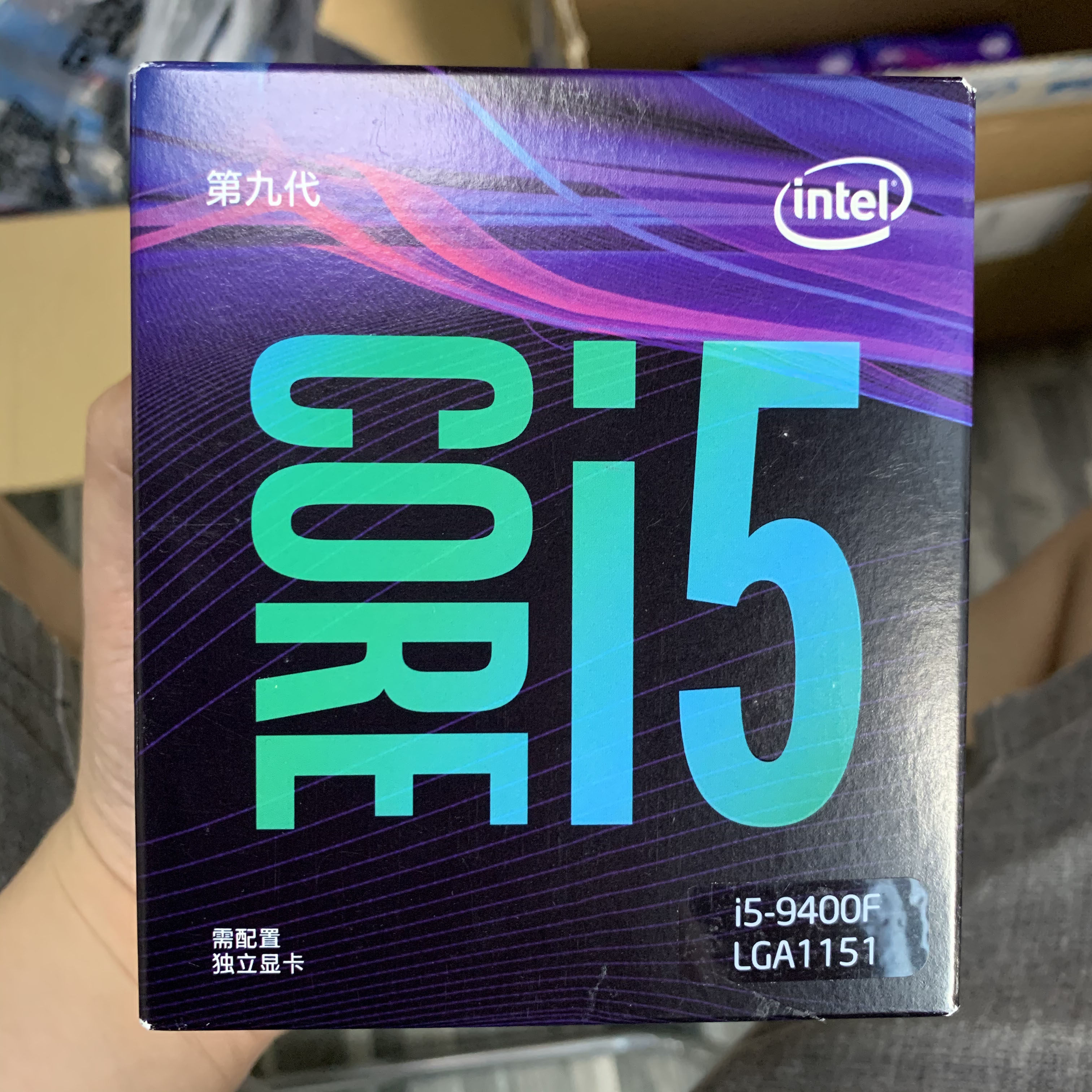 intel英特尔i39100fi59400fi310100fi510400fcpu处理器cpu