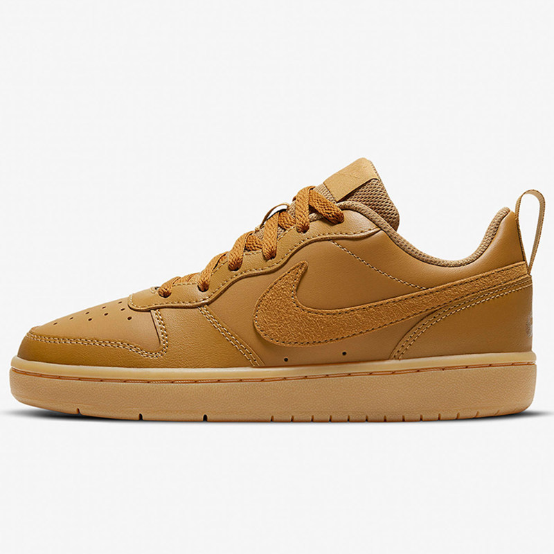 nike耐克af板鞋女2021冬季新款小麦色空军一号休闲鞋运动鞋bq5448