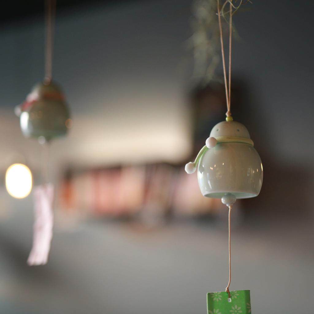 慢生活-日式情侣风铃 挂饰一对 创意女生卧室小清新可爱生日饰品