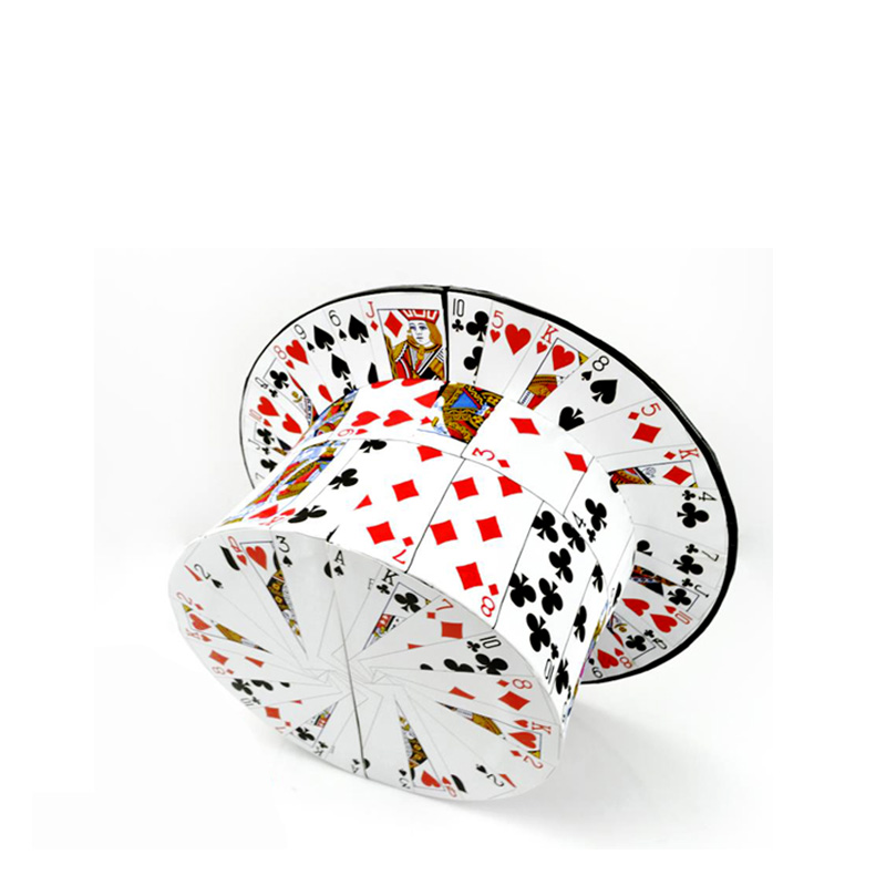 扑克牌变牌扑克变帽变大礼帽舞台表演魔术道具魔术道具