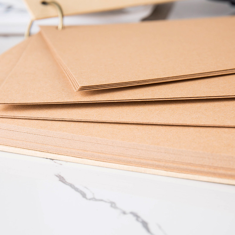 a4素描空白牛皮纸手绘卡纸复古涂鸦记事个性笔记本