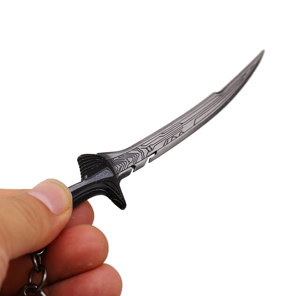 电影动漫战斗天使阿丽塔挂件武器兵器金属金属模钥匙扣