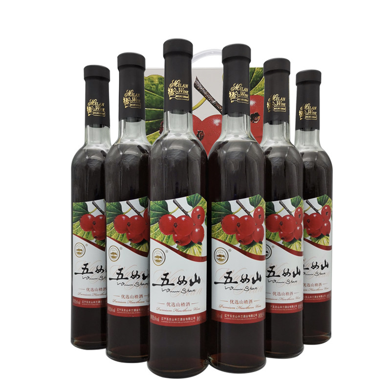产地原汁6瓶500ml整箱果酒水果山楂优制地直果酒