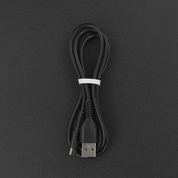 arduino供电手机充电1米黑色microusb数据线fit0265microbit连接线