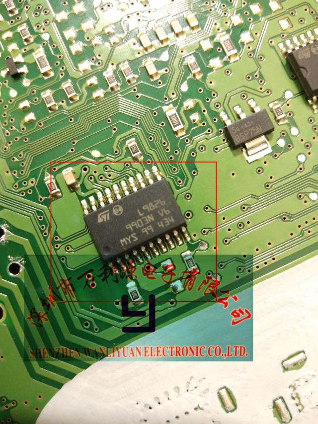 l9826博世m7小乌龟发动机电脑风扇控制芯片贴片车用芯片