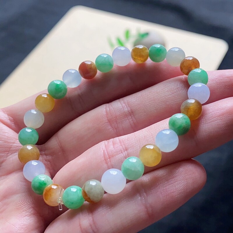 翡翠东南已嫁缅甸天然云南瑞丽多宝手串手链