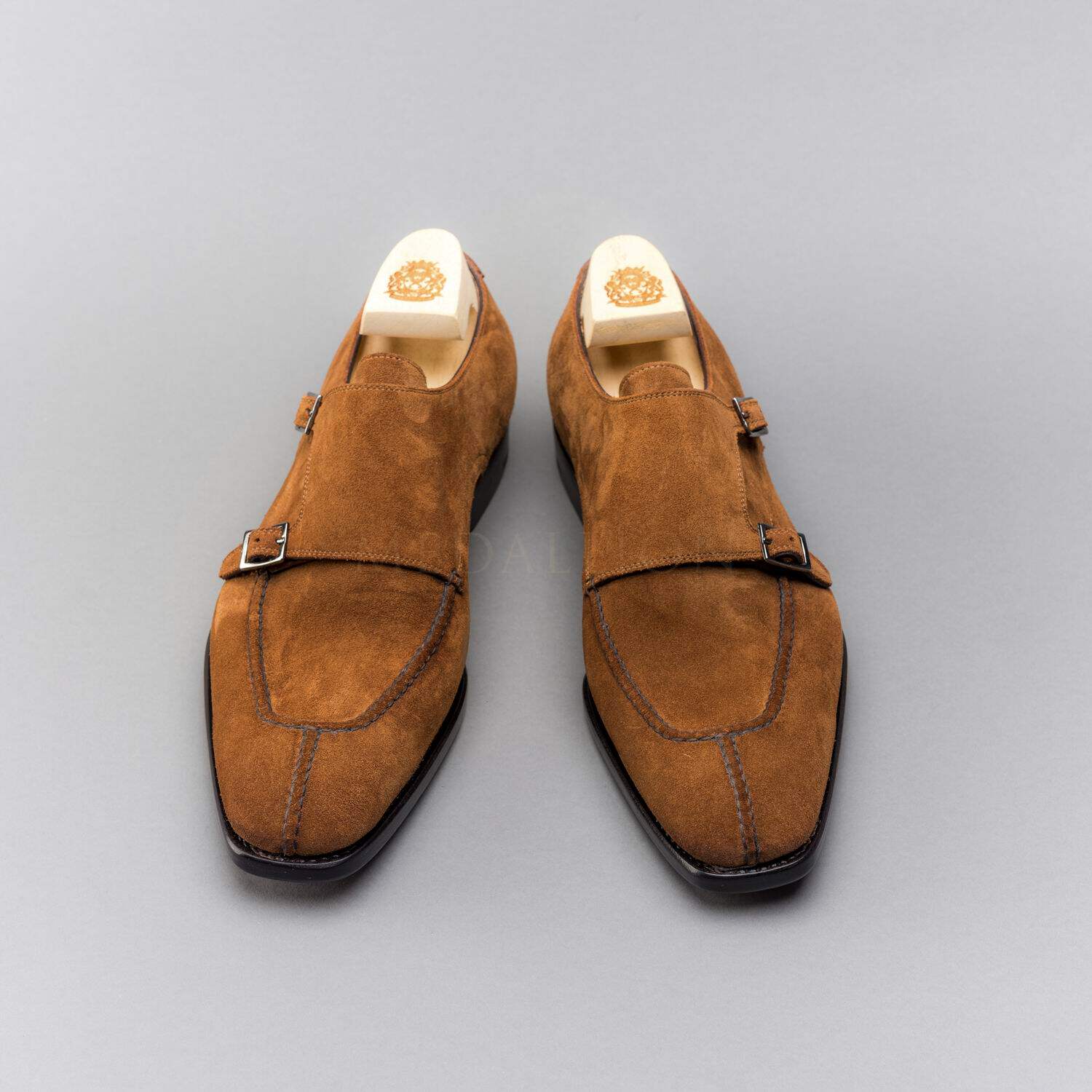 意大利paoloscafora官方代理手工monk孟克商务正皮鞋单鞋