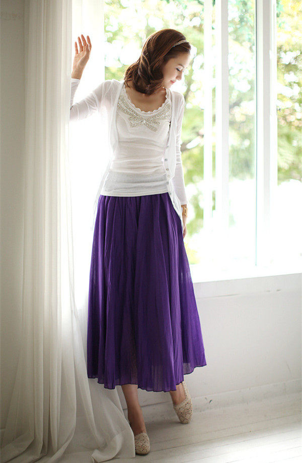 清仓夏装新款大码女装雪纺半身裙子子夏百褶半身裙