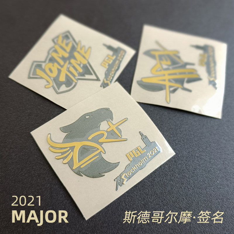 贴纸csgo金色签名金属笔记本炫彩kennys机箱s1mple笔记本炫彩贴