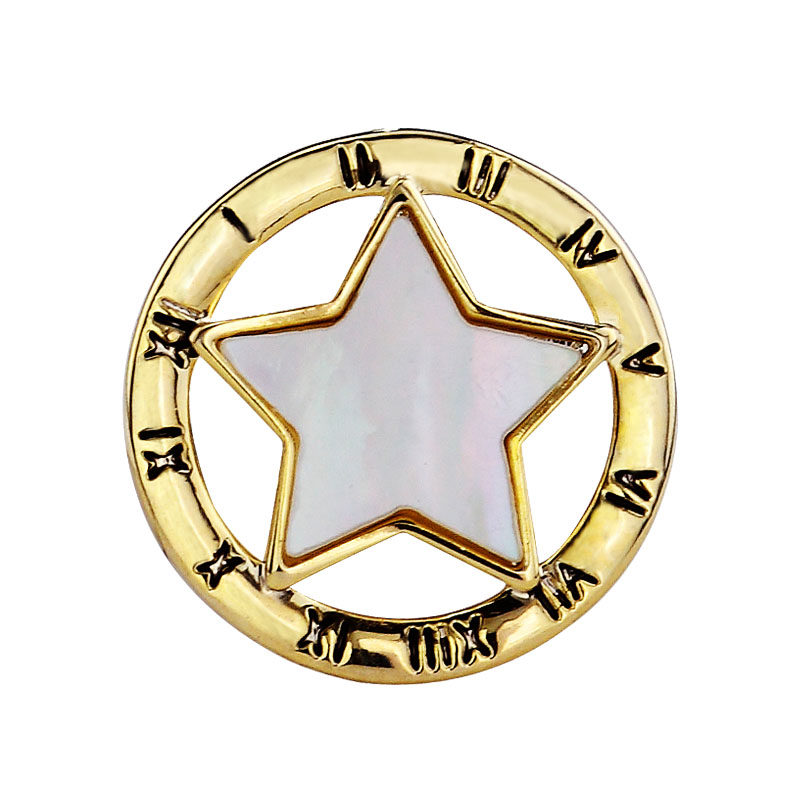五角星男士胸针西装领针高档复古徽章简约衫衣胸针