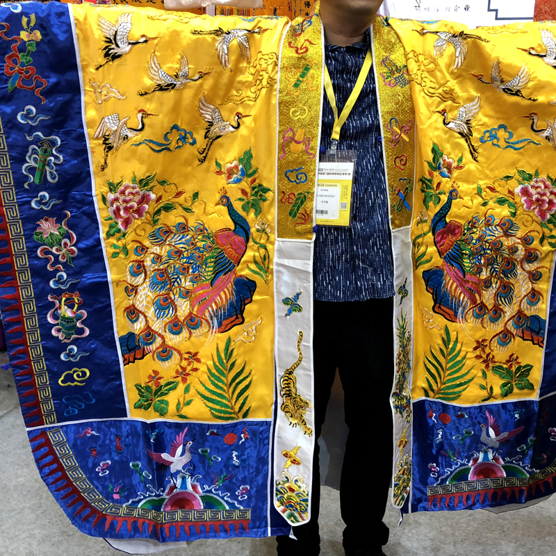 道服双龙降衣法事道袍法衣双凤道士服宵台道衣正一高