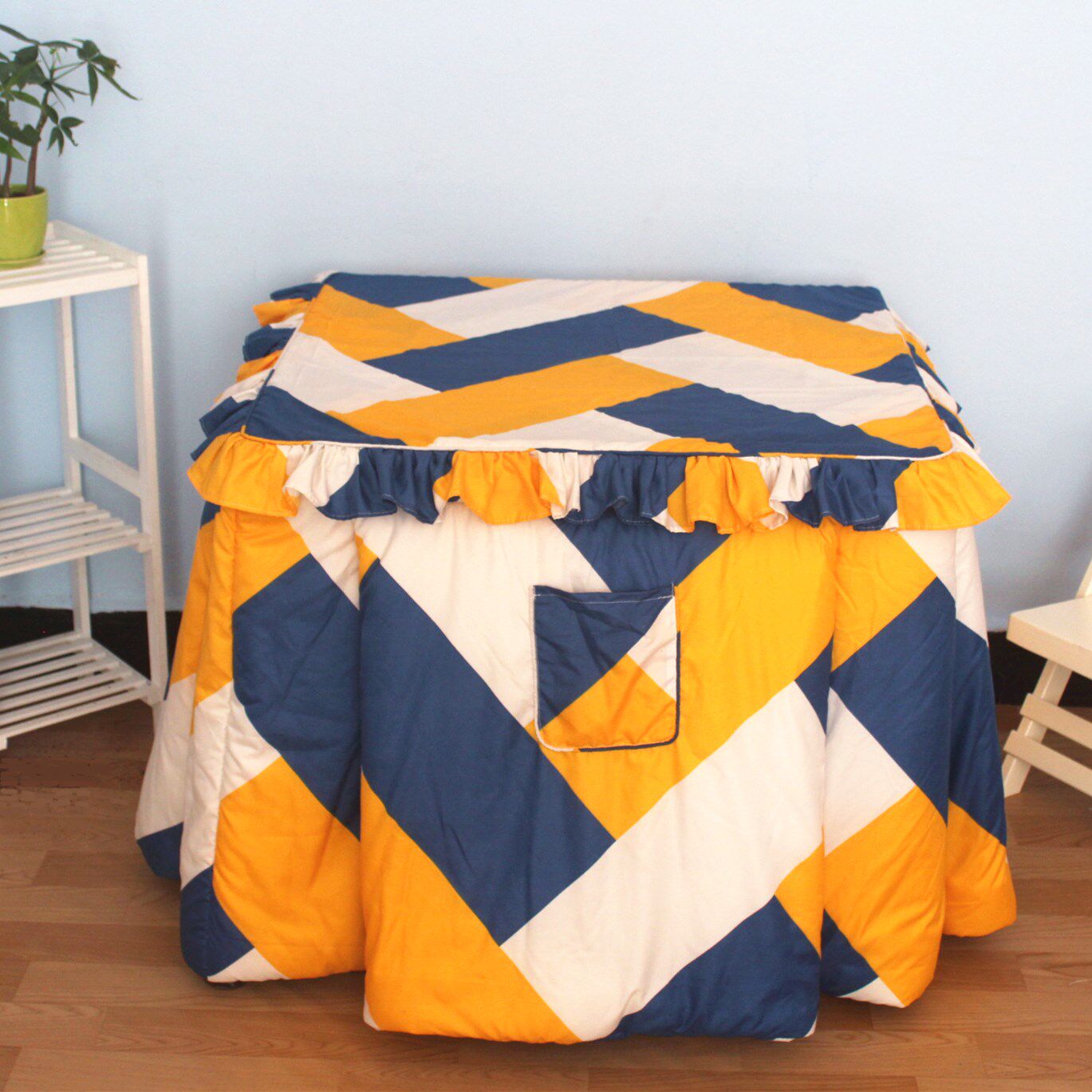 烤火被罩新款可揭芦荟加厚布罩电炉电暖桌罩子微波炉罩