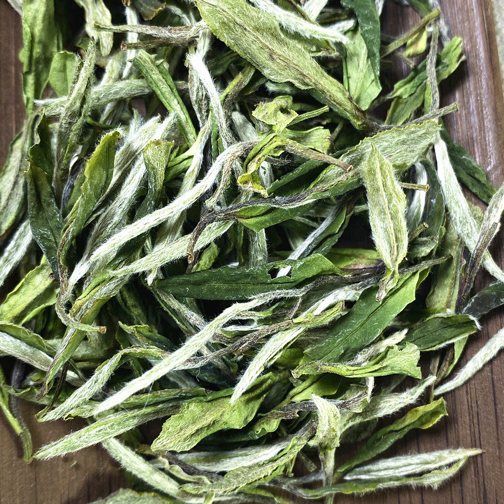 福鼎白茶小白一芽一叶2021年明前荒野牡丹王兰白牡丹