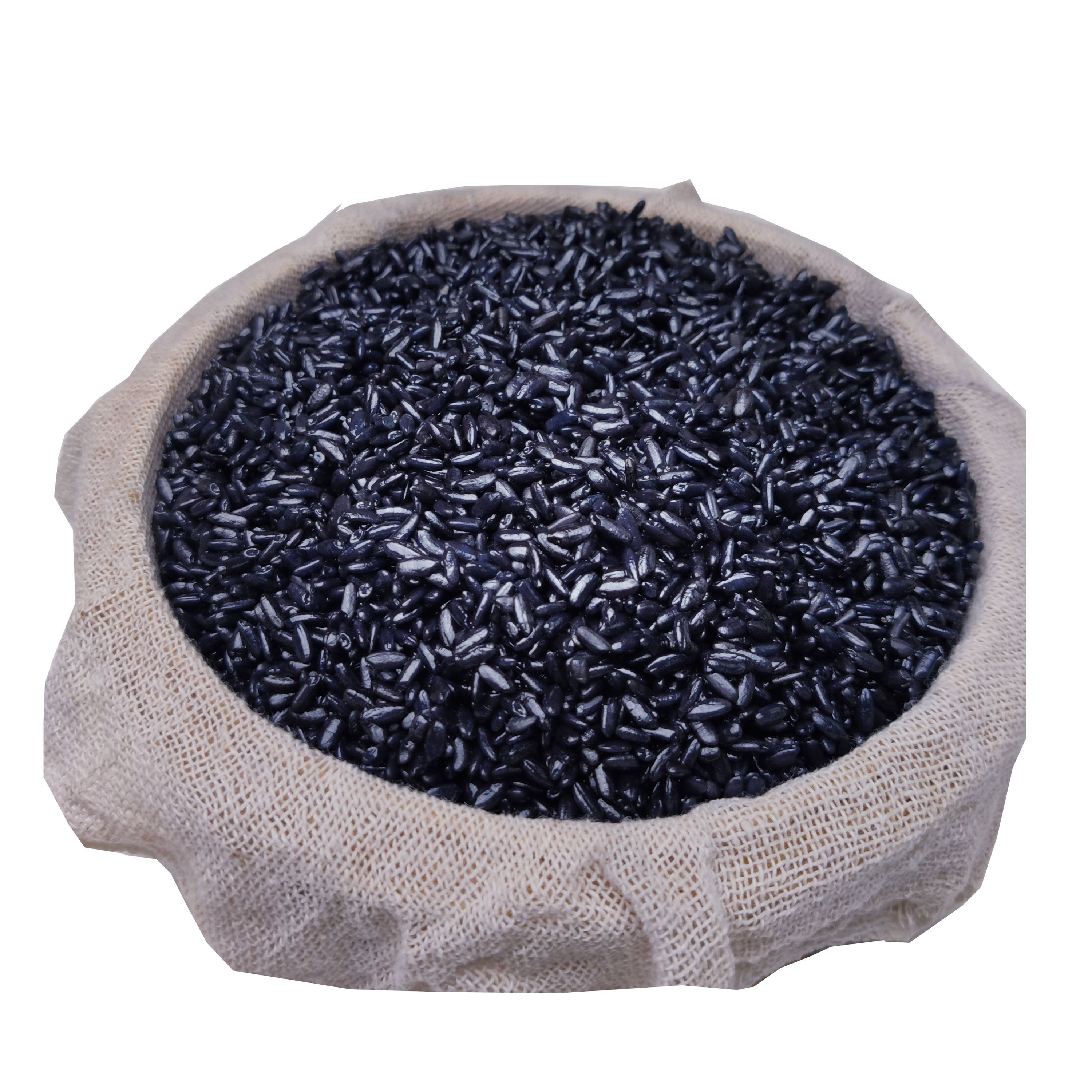 黑色糯米米饭植物染料广西三月三清明黑米新鲜绿植