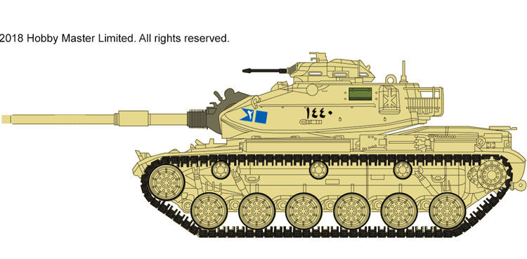 hmhg5610美国m60a3巴顿主战坦克埃及陆军沙漠涂装坦克