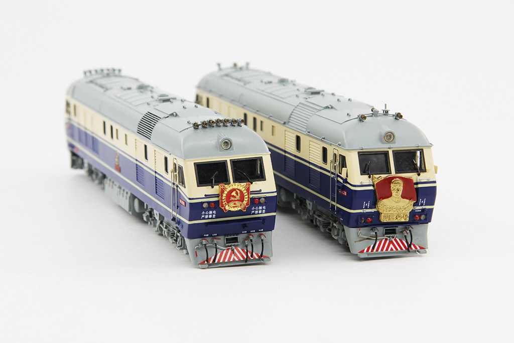 铜制礼品中国铁路东风内燃机车df11火车模型ho火车