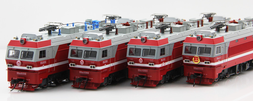 cmr line中国铁路1/87韶山ss6b电力机车仿真火车模型ho比例收藏品