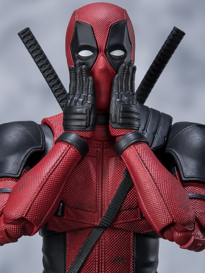 万代shf漫威死侍小贱deadpool可动手办手办