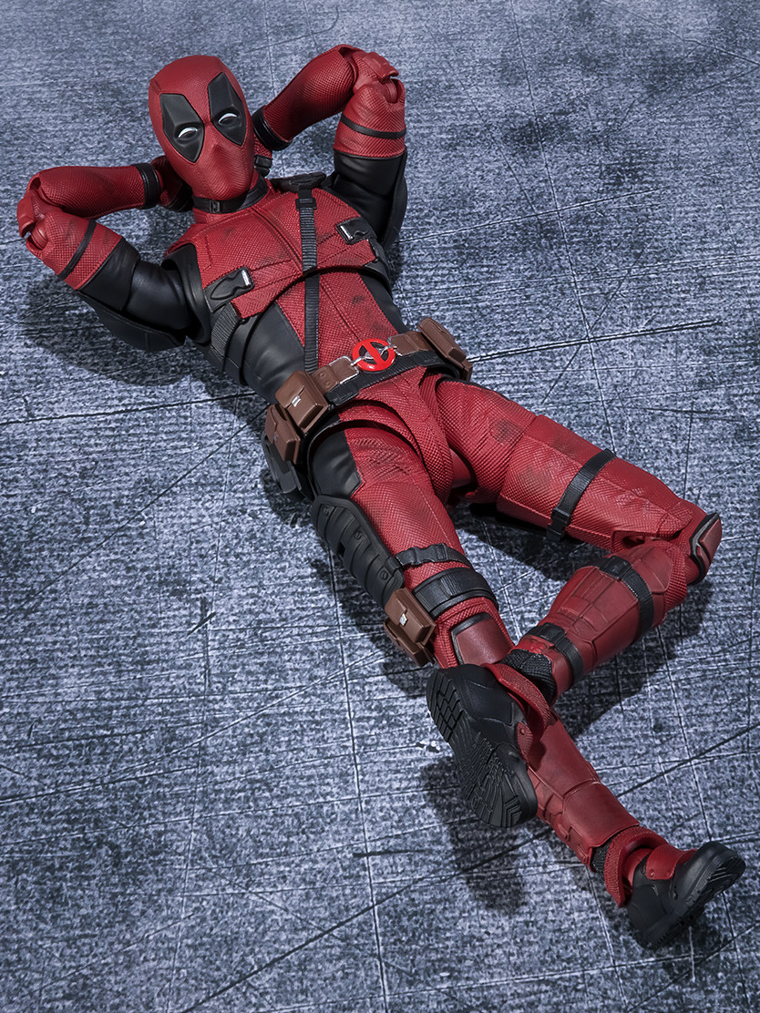 万代shf漫威死侍小贱deadpool可动手办手办