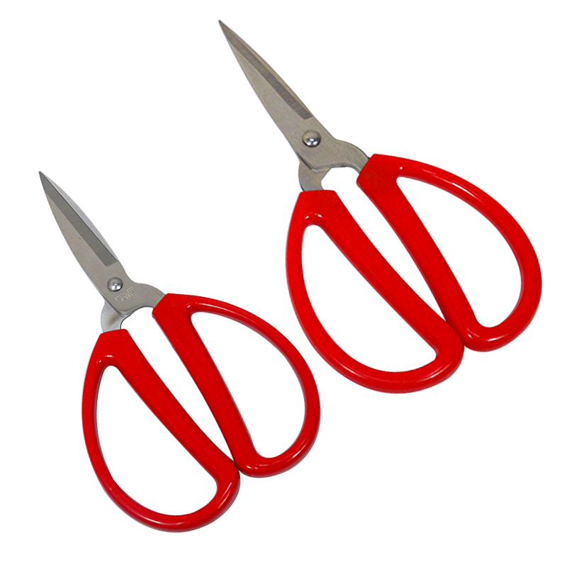 剪刀红色手柄不锈钢家用学生剪纸美工裁缝剪布家用剪刀