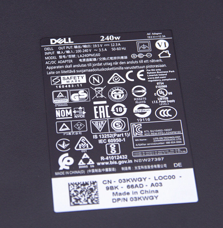 戴尔dell外星人r4m4600m4700m4800m6600电源适配器笔记本电源