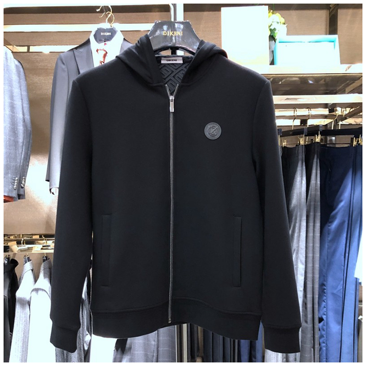 20新款迪柯尼DIKENI正品男装秋季休闲针织外套 夹克10529g400