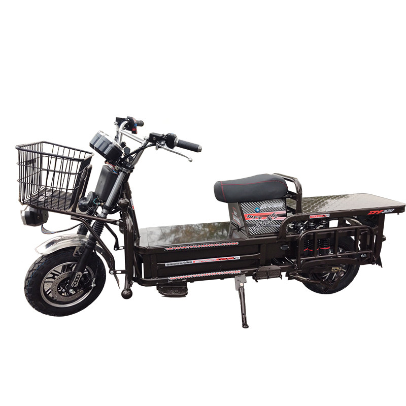 新款载重电瓶车送餐送货快递电动车大力神王大载货电动摩托车