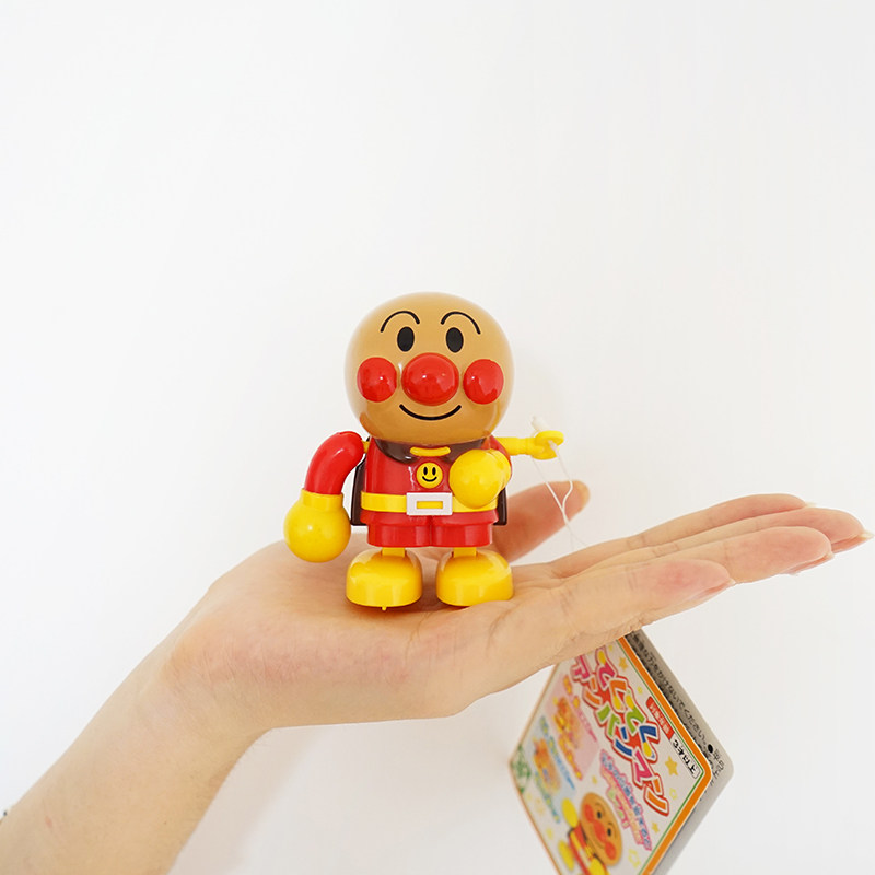 日本正品正版面包超人发条人偶公仔回力惯性gogogo发条玩具