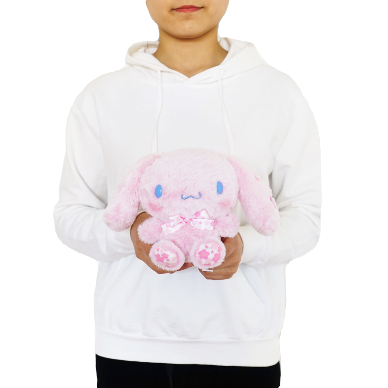 日本cinnamoroll正版樱花粉色玉桂大耳小白公仔玩偶毛绒布艺类玩具