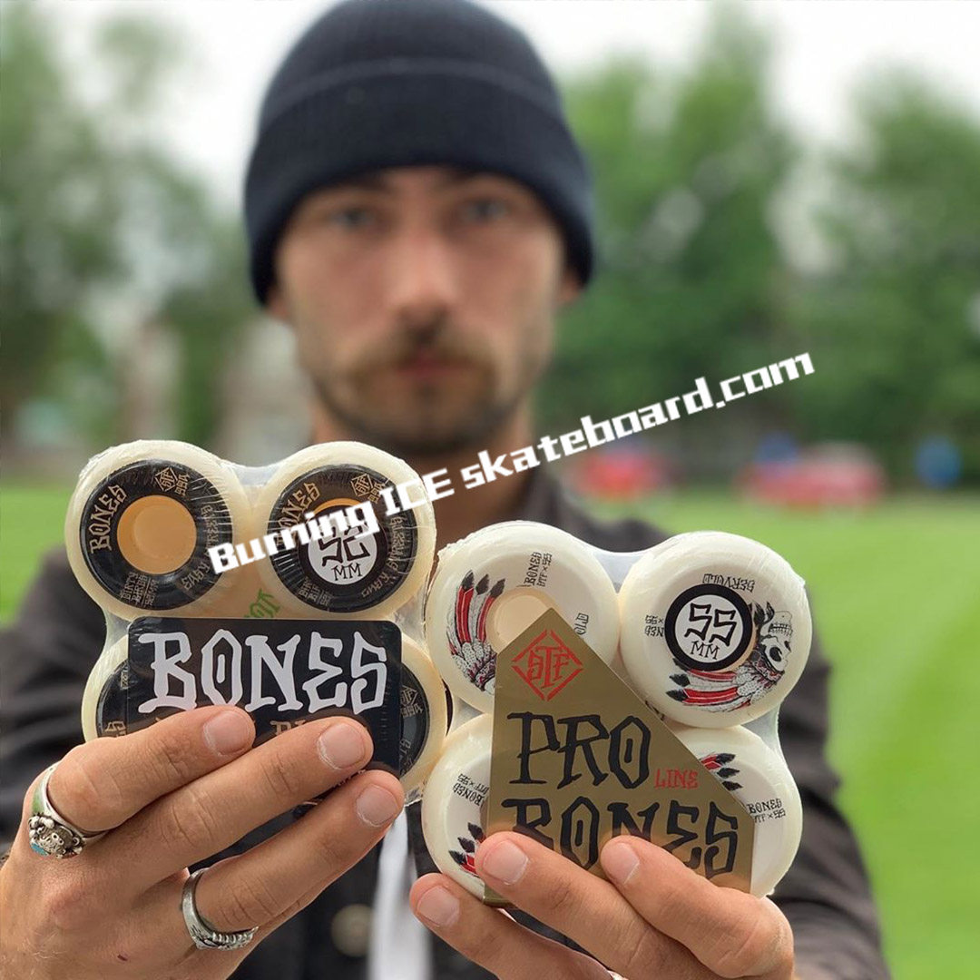 燃烧进口美国bonesstfspf白骨街式双滑板技巧滑板轮子