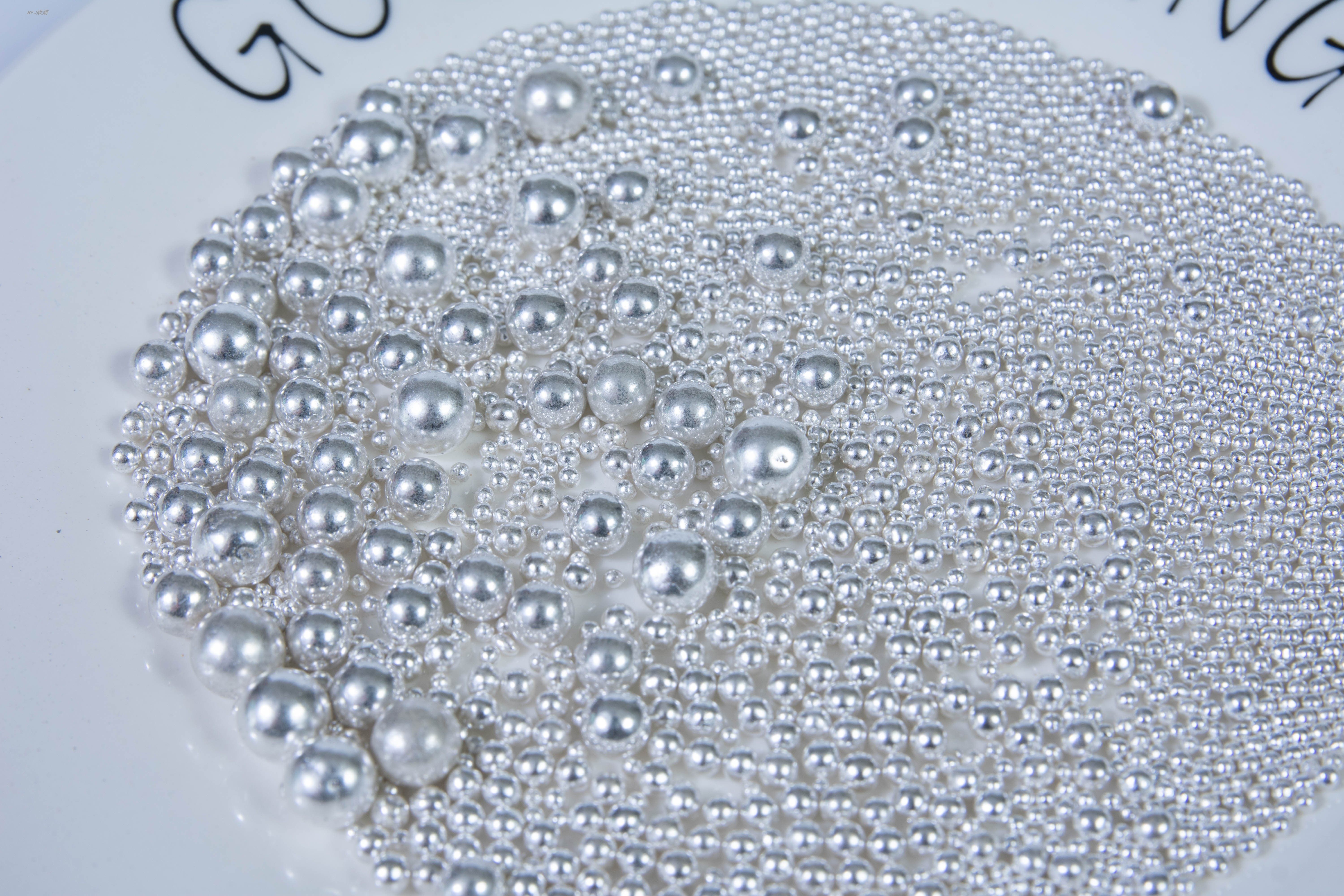 中银珠糖烘焙西点原料装饰辅料银弹钢珠棒棒翻糖蛋糕diy 500g分装