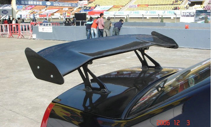 尾翼赛车汽车通用碳纤维树脂定风gt145cm尾翼