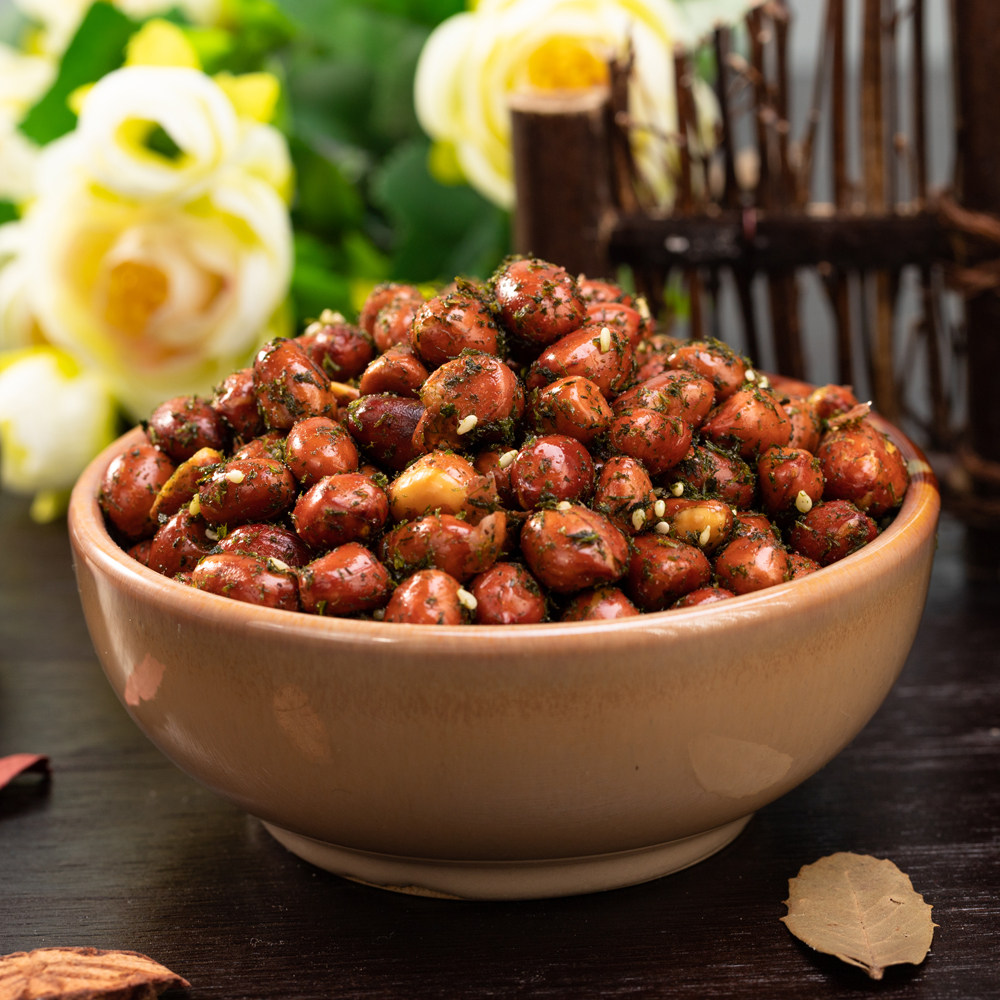 宁波特产象山自家炒制海花生苔条花生米农家自制花生