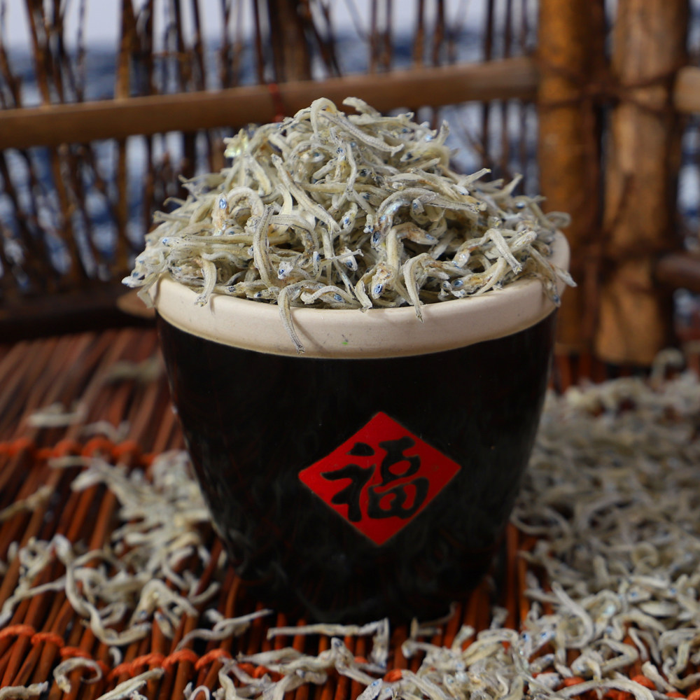 宁波石浦特产东海眯眼细海丁香鱼小海燕鱼干鱼干