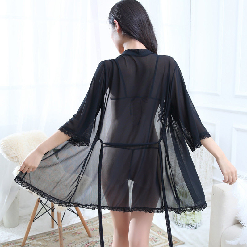 性感蕾丝情趣内衣件套开档睡衣套装私房睡裙