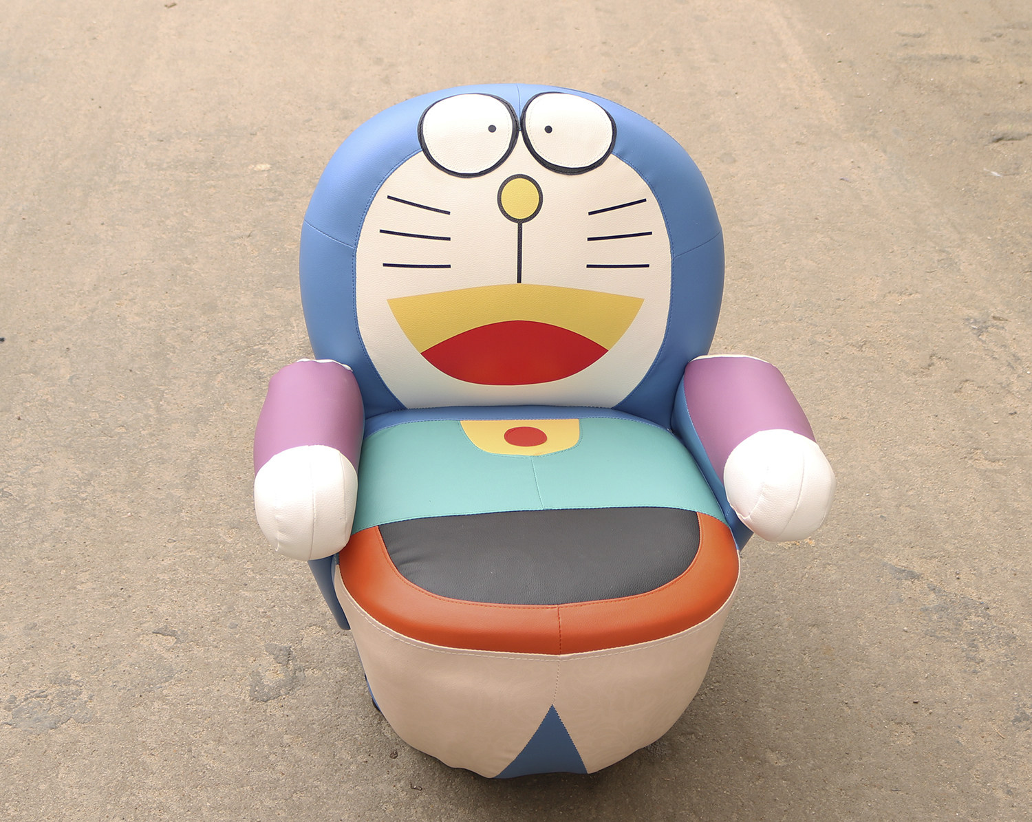 沙发卡通单人少年儿童座椅阅读角儿儿童宝宝叮当猫儿童沙发