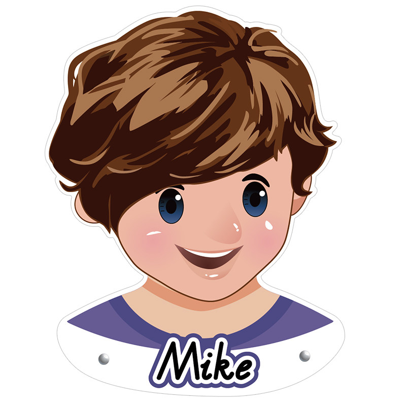 头饰教具人教pep小学英语人物头像课堂表演面具头饰