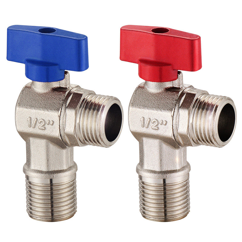 角阀4分6分全通径大流量三角铜球燃气热水器角阀