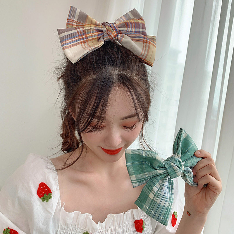 发夹jk布料蝴蝶结韩国网红头饰日系少女女超发饰