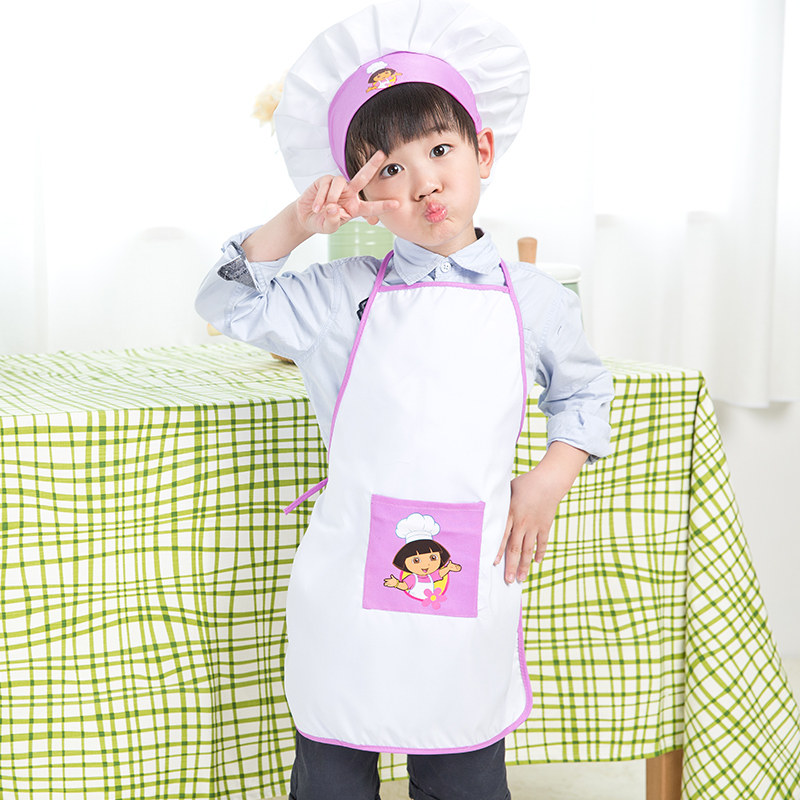 定制幼儿园亲子围裙演出服宝宝儿童小孩子围裙套装