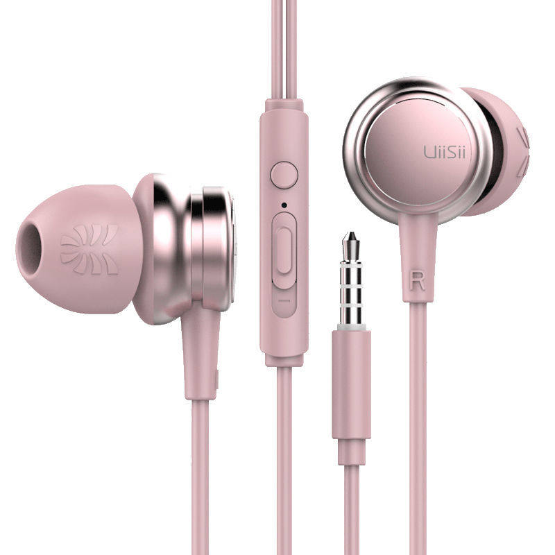 uiisii线控降噪用带通用有线6d低音云仕金属游戏电竞头戴耳机