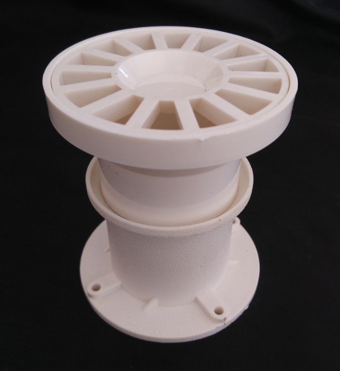 50 75pvc国标预埋阳台地漏 加高喇叭地漏 穿层地漏 内插 外插地漏