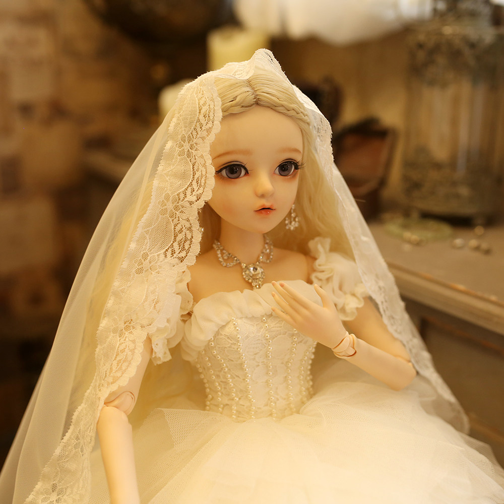 多丽多丽丝丝凯蒂改妆婚纱洋娃娃bjd女孩六一儿童节玩具娃娃