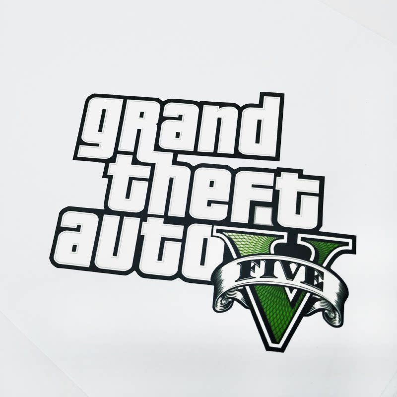 gta飞车周边周边游游戏贴纸个性潮牌车贴头盔动漫挂件