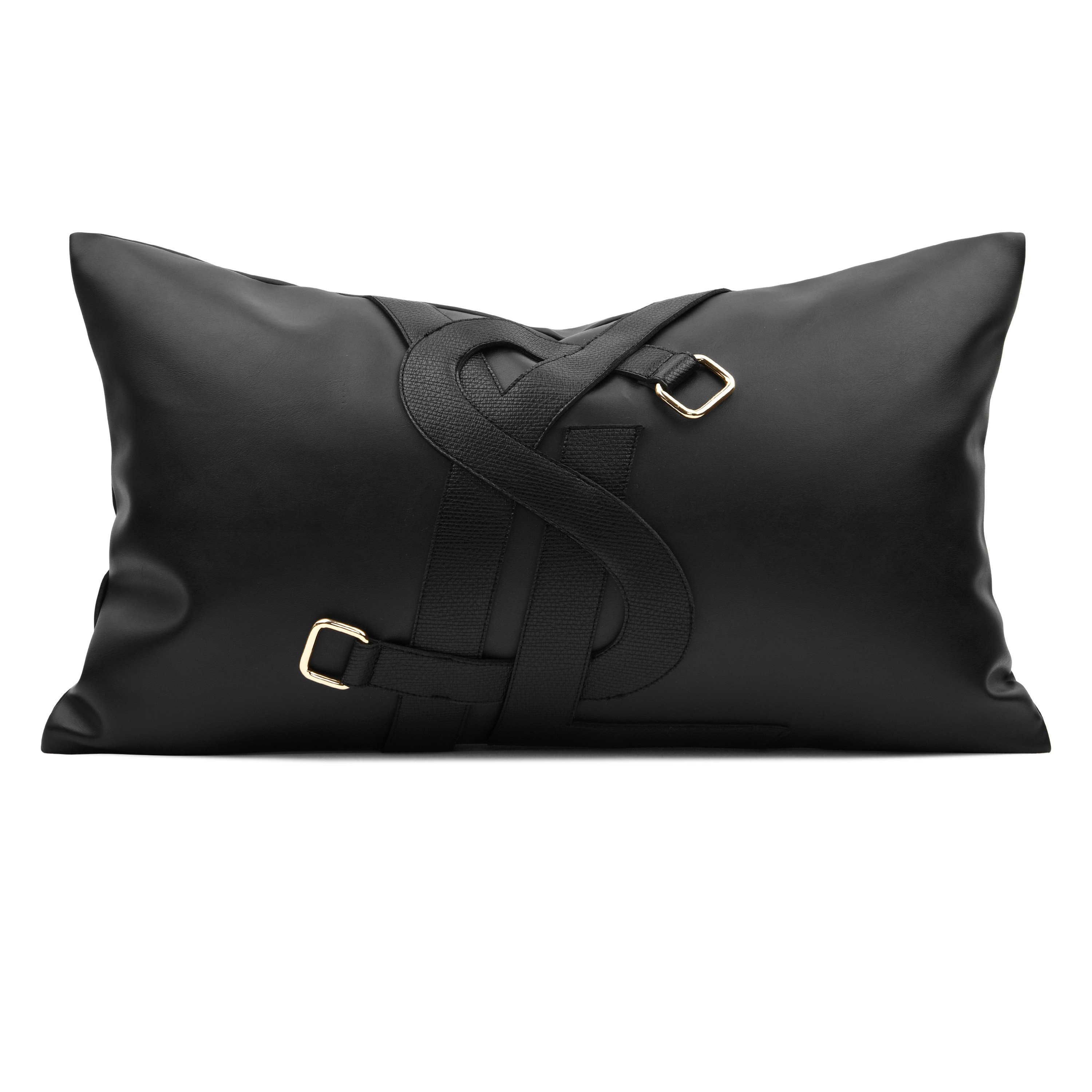 艾布之家软装样板间沙发黑色抱枕-艾布之家